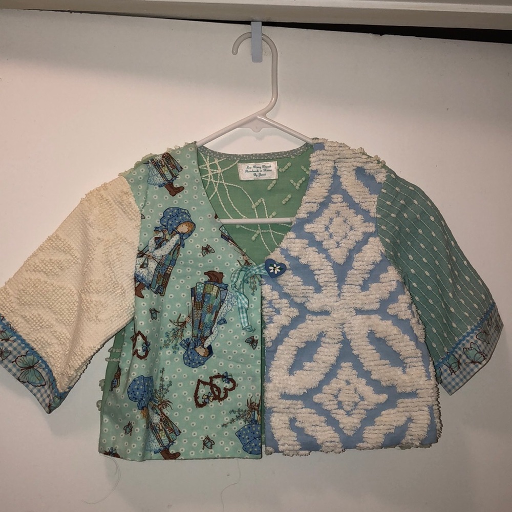 4/$25 Baby girl custom made light jacket